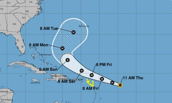 Hurricane Jerry Forms in Atlantic, Hurricane Center Says