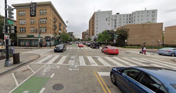 A Google Street View photo shows the intersection near the shooting (Google Street View)
