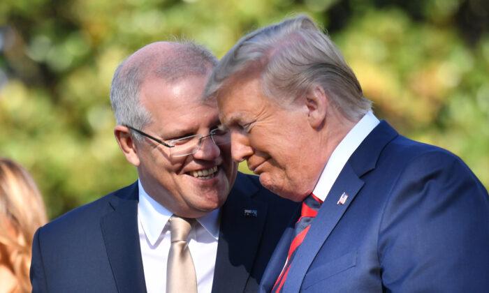 Trump Calls Morrison Australia’s ‘Man of Titanium’