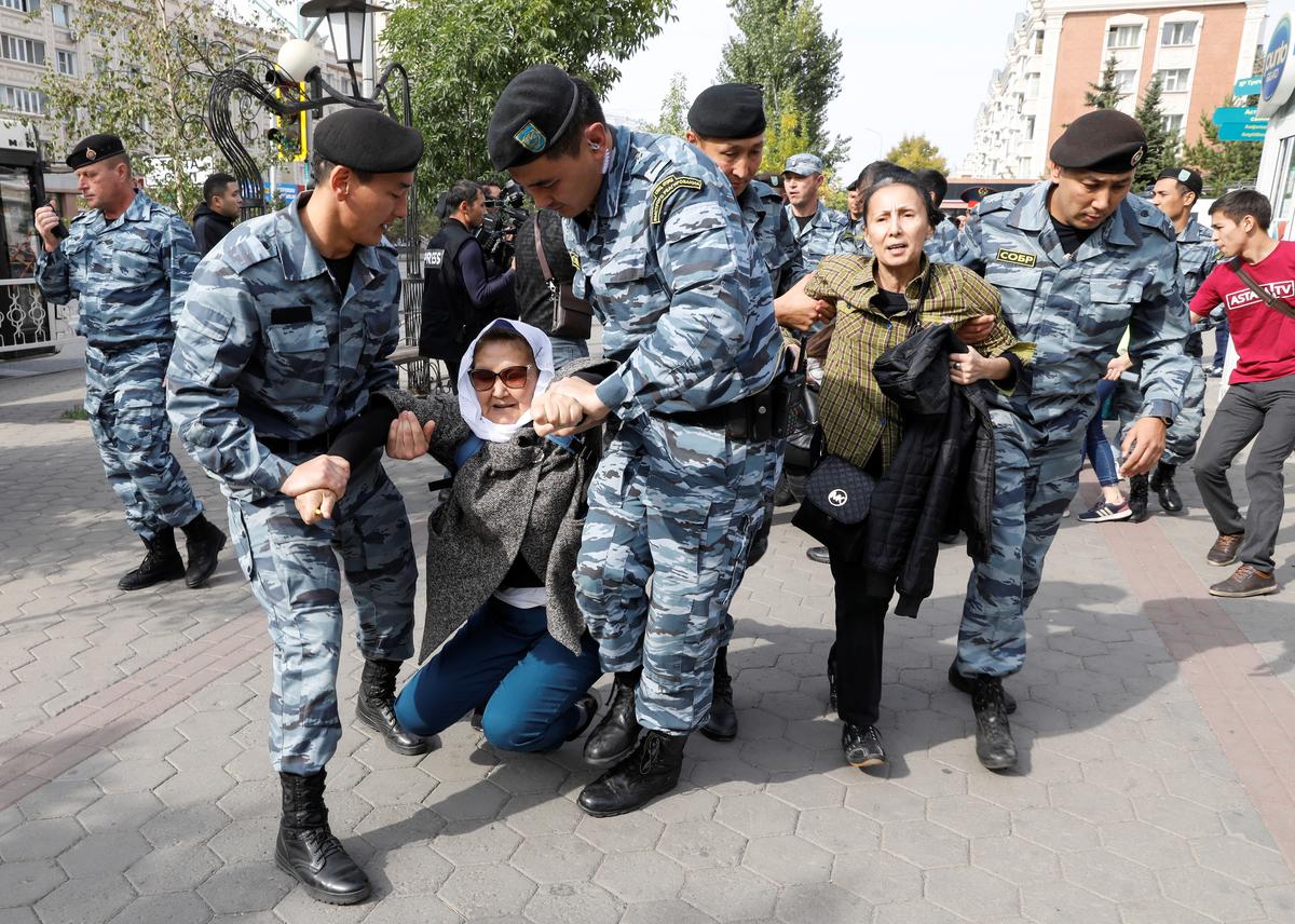 Dozens Detained in Kazakhstan at Anti-China Protests