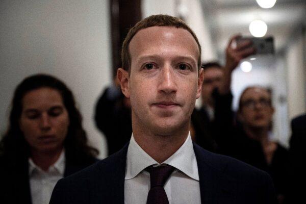 Facebook CEO Mark Zuckerberg walks to meetings for technology regulations and social media issues on Capitol Hill on Sept. 19, 2019. (Brendan Smialowski/AFP/Getty Images)