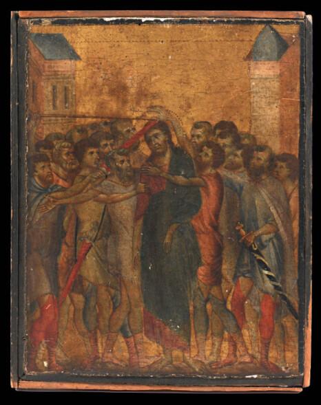 The painting "The Mocking of Christ" by Florentine artist Cenni di Pepo also known as Cimabue was discovered in the kitchen of an elderly woman in Paris. (Pic courtesy Acteon)