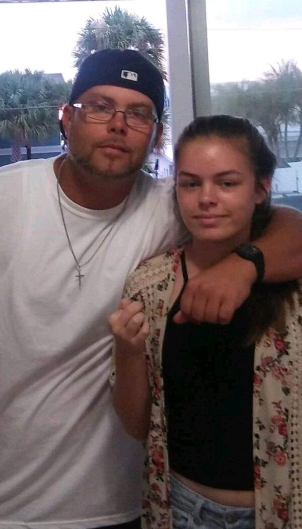 Russell Phillips with his daughter. (Courtesy of Russell Phillips)