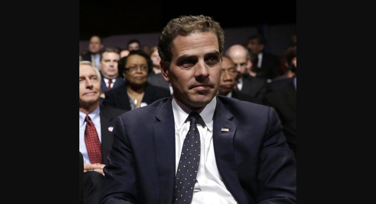 Hunter Biden waits for the start of his father's, Vice President Joe Biden's, debate at Centre College in Danville, Ky., on Oct. 11, 2012. (Pablo Martinez Monsivais/AP Photo)