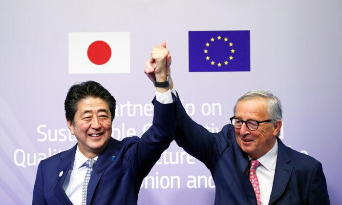 In Counterweight to China, EU, Japan Sign Deal to Link Asia