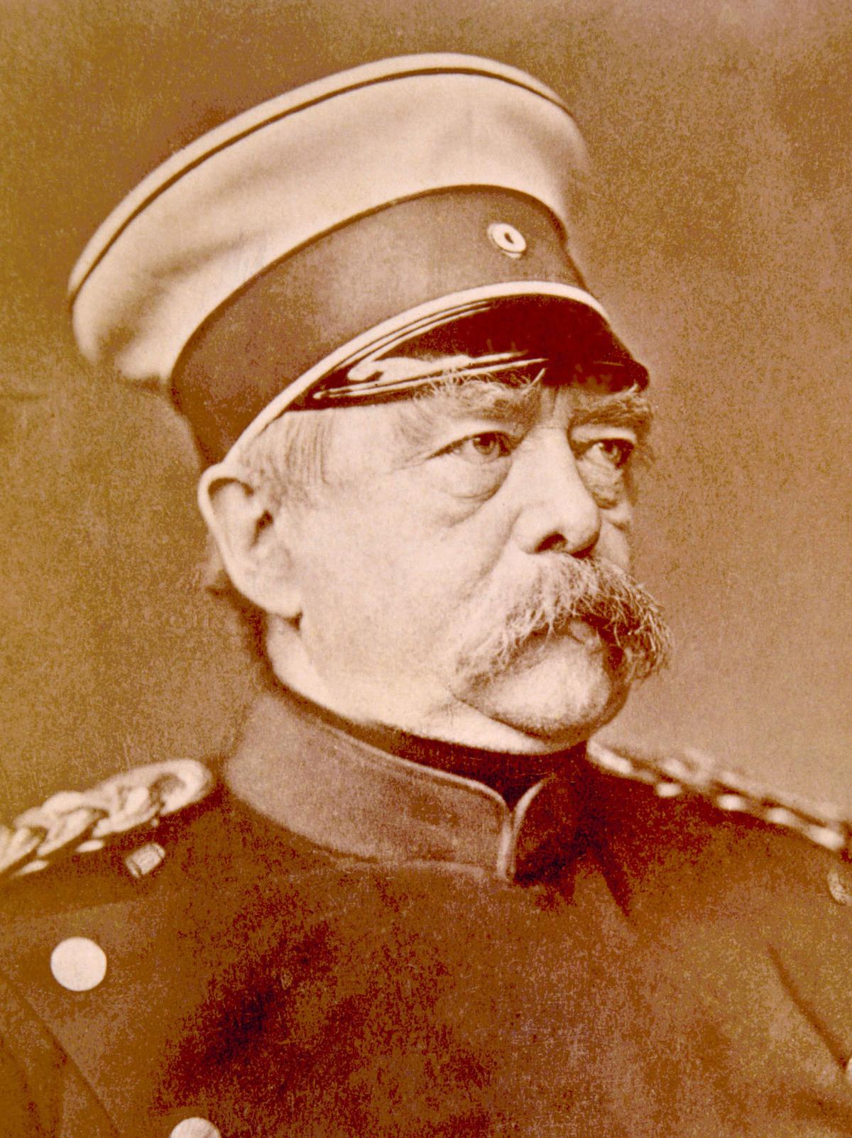 A photo taken in 1880 of then-German Chancellor Otto von Bismarck (1815–1898) (Everett Historical/Shutterstock)