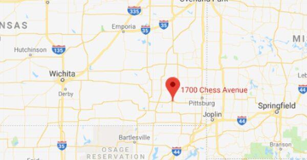 Police in Parsons responded at around 10:45 p.m. on Sept. 29 after reports of shots fired around 1700 Chess Avenue, local ABC affiliate KAKE-TV reported. Police found a man with two shots to the face. (Google Maps)