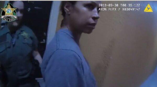 A sheriff’s office body camera shows the moment actress Stacey Dash was arrested (Pasco County Sheriff’s Office)
