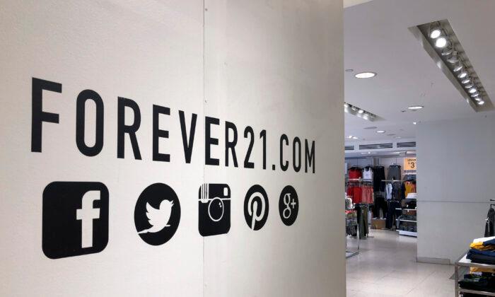 Forever 21 Files for Bankruptcy, Announces Plans to Close Some Stores in US
