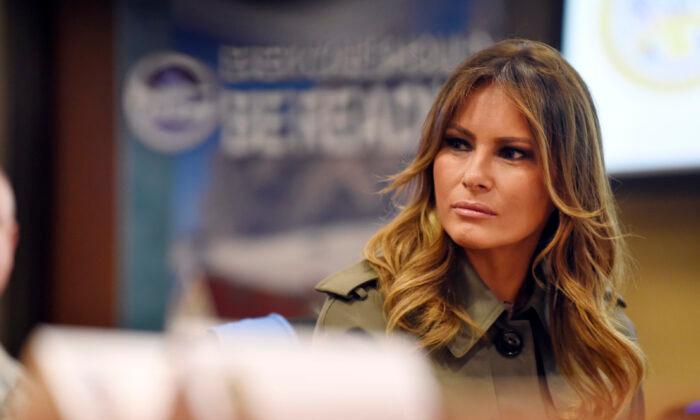Melania Trump and Karen Pence Visit Students to Discuss Importance of Emergency Preparation