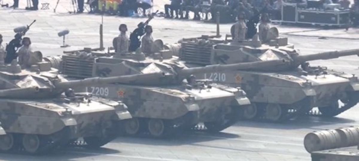 Screenshot of type 15-light tanks. (Source: Chinese Internet)