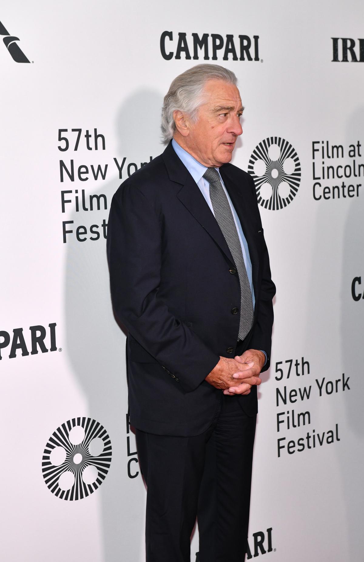 Robert De Niro attends as Campari sponsors Opening Night of the 57th New York Film Festival in New York City on Sept. 27, 2019. (Photo by Craig Barritt/Getty Images for Campari)