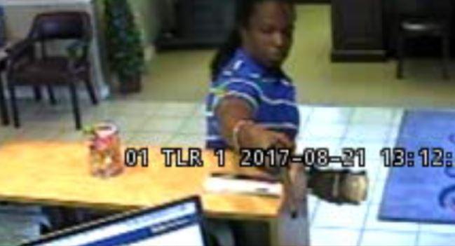 Surveillance footage shows Brandon Council inside the CresCom Bank in South Carolina on Aug. 21, 2017. (Conway Police Department)