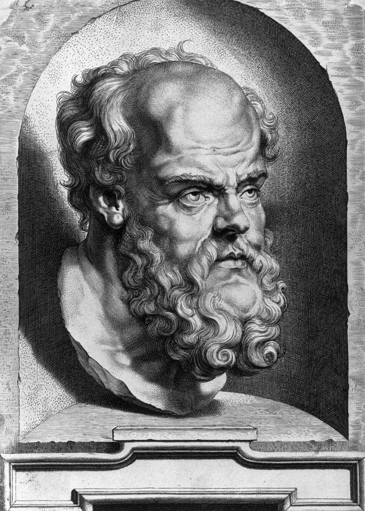 The ancient Greek philosopher Socrates, circa 470–399 B.C. (Getty Images)