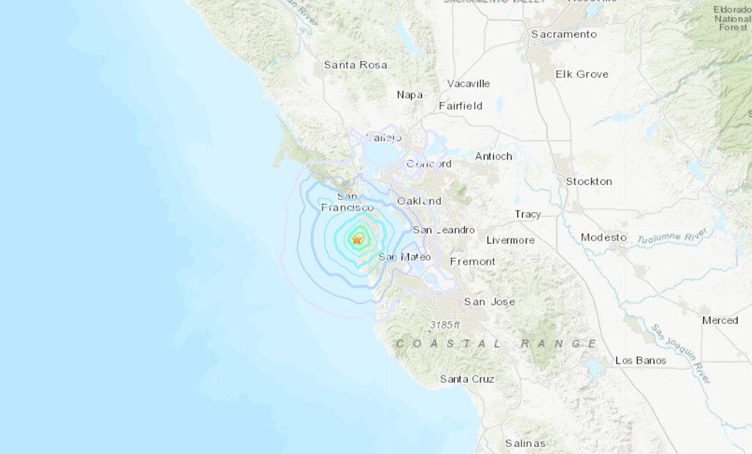 Magnitude 3.5 Earthquake Strikes Off the Coast South of San Francisco