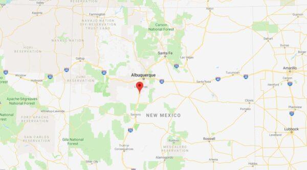 The woman was last seen riding on Highway 47 in Valencia County at around 11:45 a.m. when she disappeared, the agency said. (Google Maps)