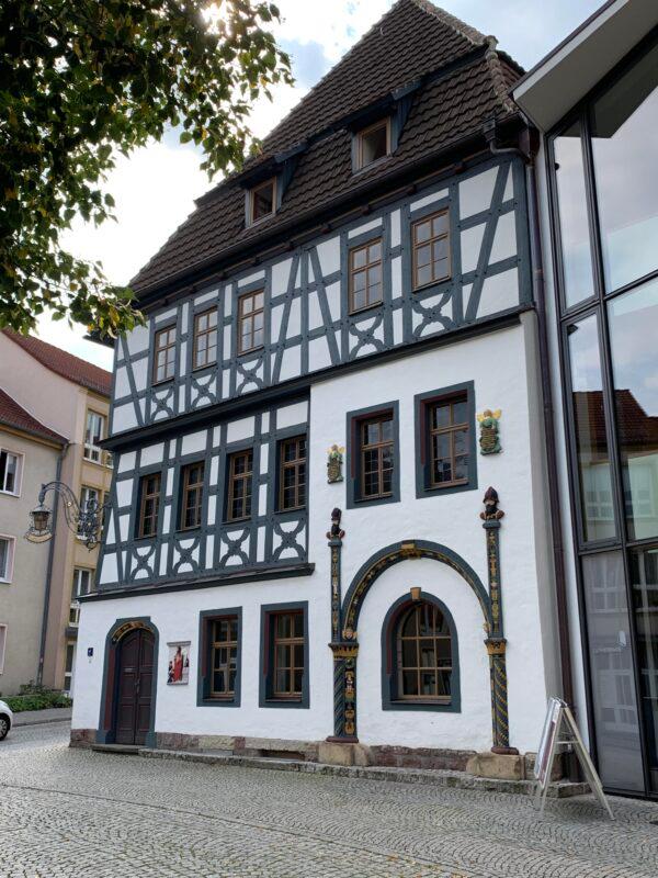 The Lutherhaus in Eisenach is one of the oldest half-timbered homes in the state of Thuringia. It is believed that Luther lived here as a schoolboy. (Janna Graber)