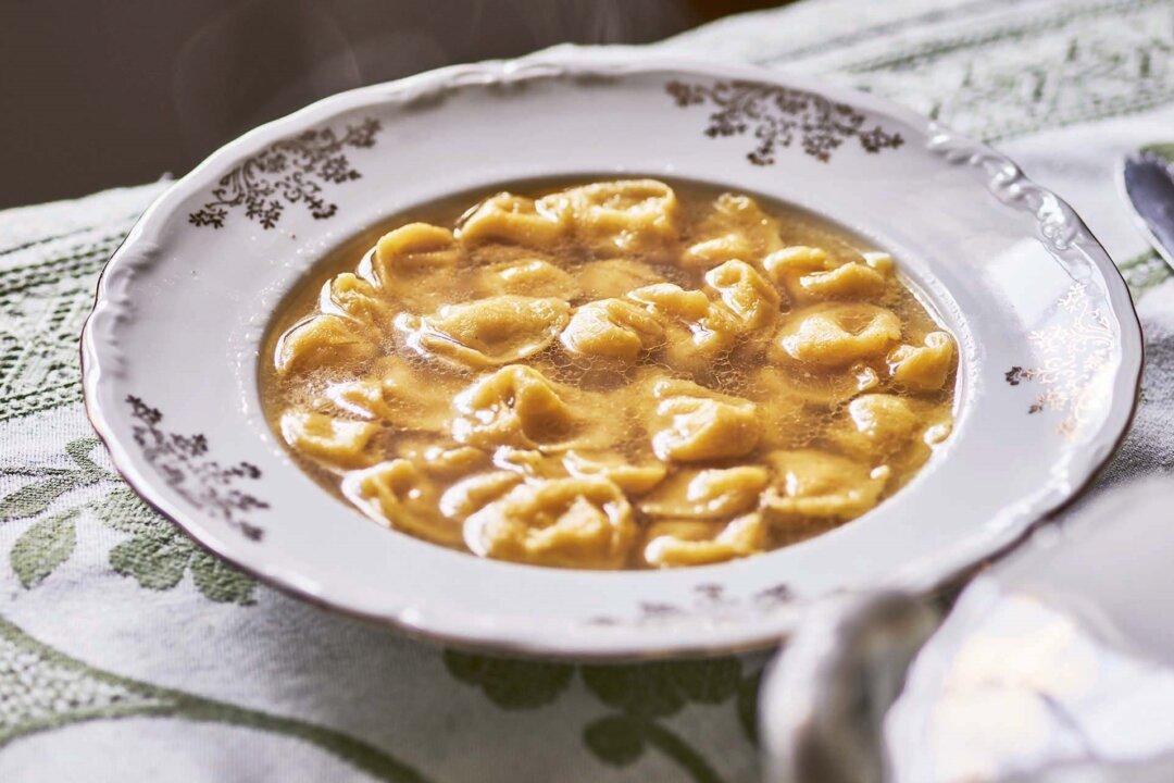 Maria’s Cappelletti in Meat Stock