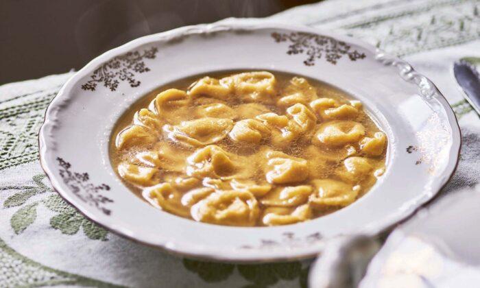 Maria’s Cappelletti in Meat Stock