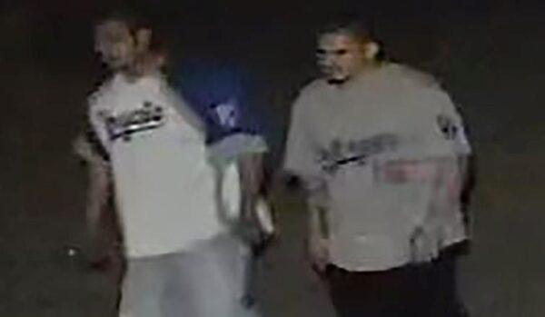 Police in Kansas City, Kansas, released photos of two men on Oct. 6, saying they possibly connected to the mass shooting over the weekend. (Kansas City, Kansas Police)