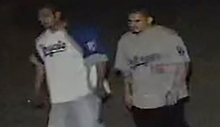 Police in Kansas City, Kansas, released photos of two men on Oct. 6, saying they possibly connected to the mass shooting over the weekend. (Kansas City, Kansas Police)