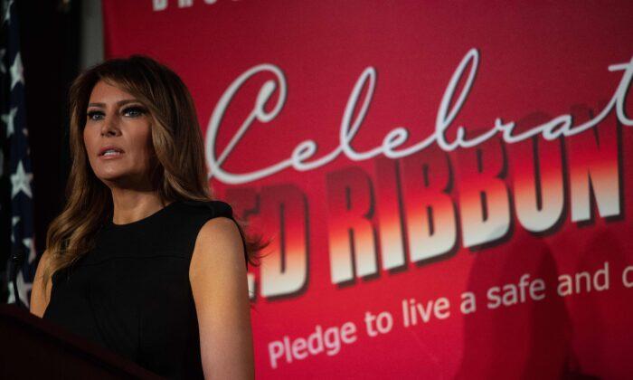 First Lady Calls for End of E-cigarette Marketing to Youth