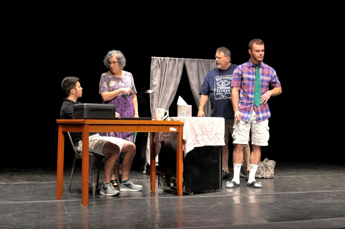 "The Burglar Beater" by Jim Moore portrays a family torn from within by the issue of gun control. The play was featured in the third annual Conservative Theatre Festival in January 2019 in Columbus, Ohio.(Courtesy of CONSERVATIVE THEATER FESTIVAL)