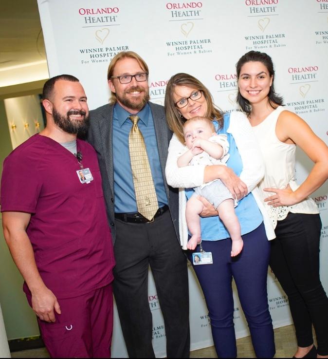 Baby Parker with his diagnosis team. (Photo courtesy of <a href="https://www.facebook.com/PositivelyParker/">Jessica Jane Trinkle</a>)