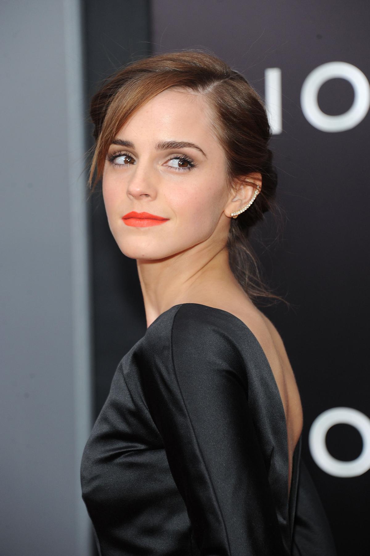 Watson at the "Noah" New York premiere at Ziegfeld Theatre on March 26, 2014 (©Getty Images | <a href="https://www.gettyimages.com.au/detail/news-photo/actress-emma-watson-attends-the-noah-new-york-premiere-at-news-photo/480744717">Jamie McCarthy</a>)