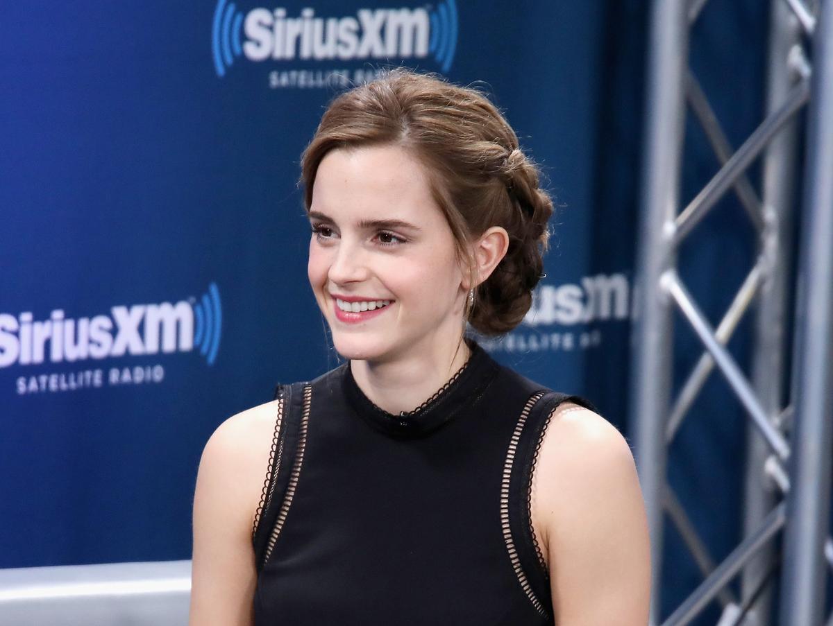 Watson speaks during SiriusXM's "Town Hall" with Emma Watson in New York City on March 10, 2017. (©Getty Images | <a href="https://www.gettyimages.com.au/detail/news-photo/actress-emma-watson-speaks-during-siriusxms-town-hall-with-news-photo/651404654">Cindy Ord</a>)