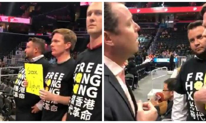 Video: NBA Security Takes Fan’s ‘Google Uyghurs’ Sign