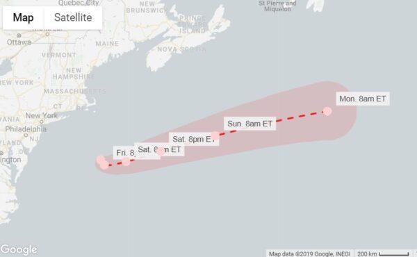 The fall nor'easter spinning southeast of New England strengthened into Subtropical Storm Melissa on Friday, according to the National Hurricane Center. (CNN)