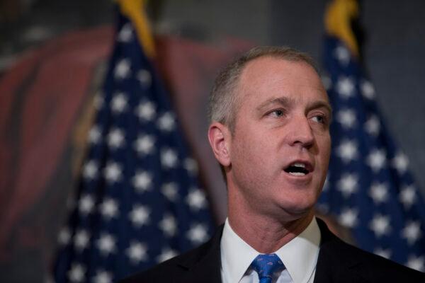 Rep. Sean Patrick Maloney (D-N.Y.) speaks at a press conference on Capitol Hill on May 2, 2017. (Aaron P. Bernstein/Getty Images)