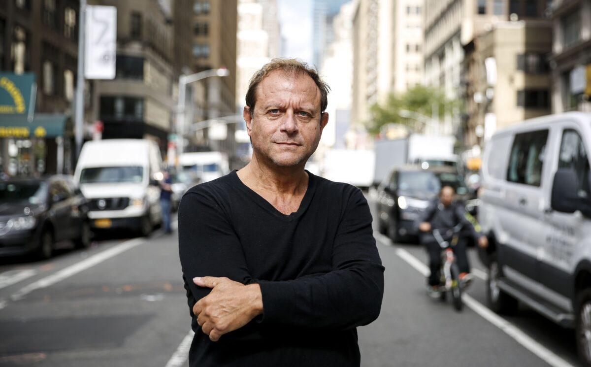 Michael Rectenwald, a former professor at New York University and author of “The Google Archipelago: The Digital Gulag and the Simulation of Freedom." in New York City on Oct. 4, 2019. (Samira Bouaou/The Epoch Times)