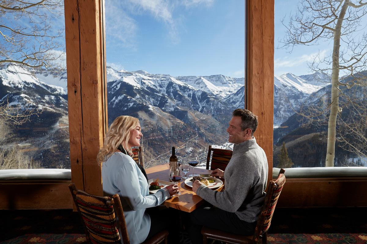 Allred's is legendary for its views. (Courtesy of Telluride Ski Resort)