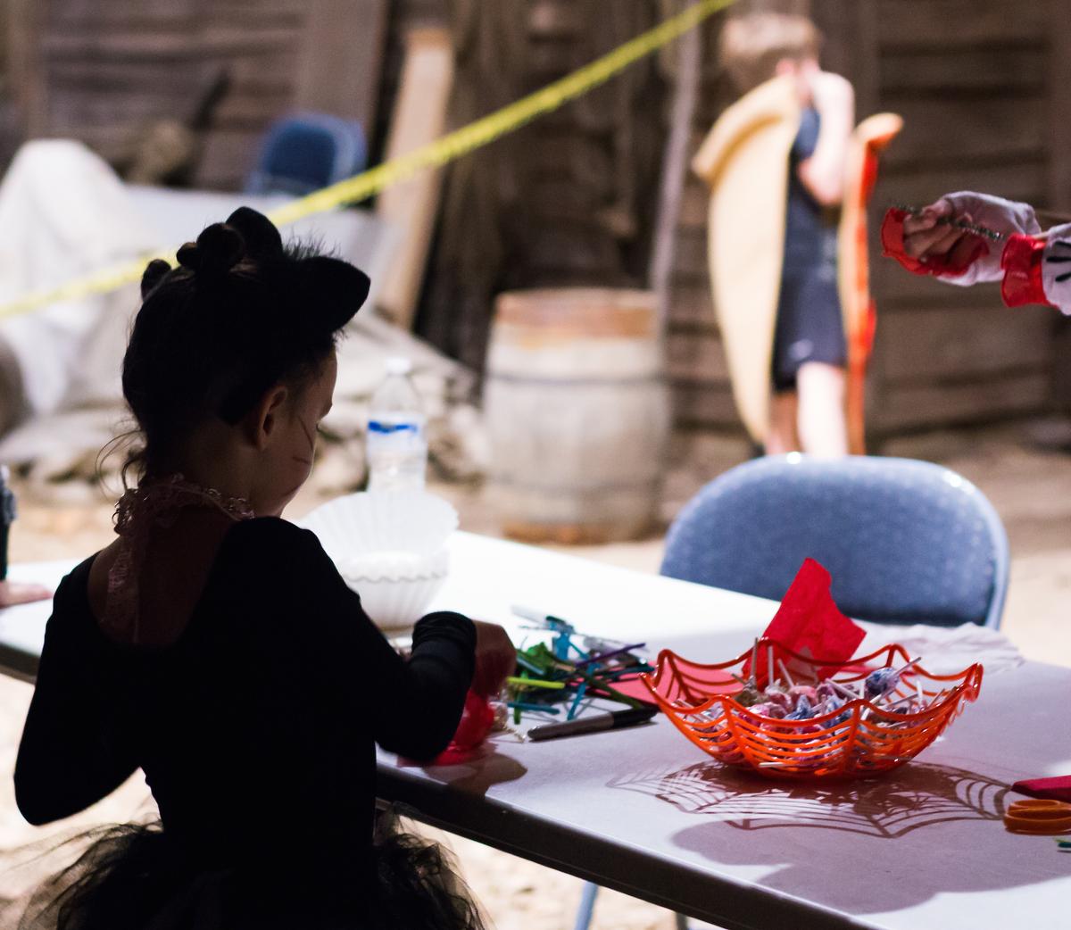 "Creepy crafts" at Jamestown Settlement's Family Frights. (Courtesy of Jamestown Settlement)