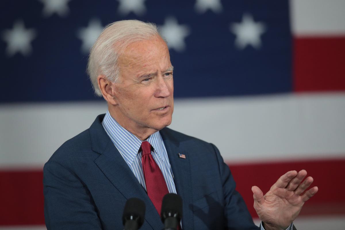 Democratic Presidential candidate former Vice President Joe Biden speaks during a campaign stop in Davenport, Iowa on Oct. 16, 2019. (Scott Olson/Getty Images)