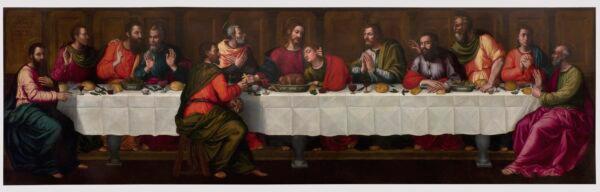 The newly restored “Last Supper” by Plautilla Nelli is now on permanent display in the Old Refectory at Santa Maria Novella museum in Florence, Italy. (Rabatti & Domingie)