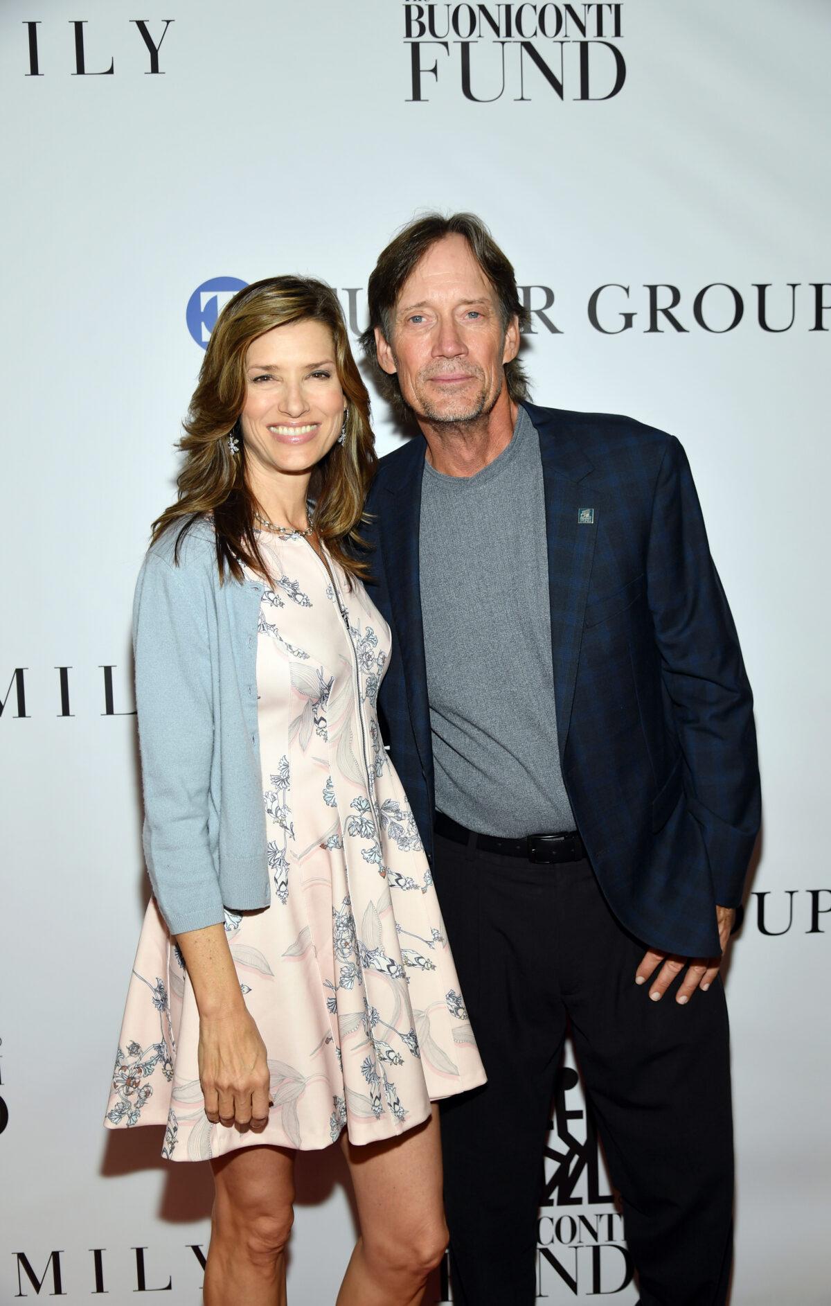 Sam Sorbo and Kevin Sorbo at the 34th annual Great Sports Legends Dinner, a benefit for the Buoniconti Fund to Cure Paralysis, in New York on Oct. 7, 2019. (Mike Coppola/Getty Images for The Buoniconti Fund To Cure Paralysis )