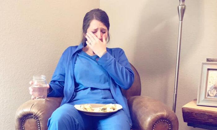 Heartbreaking Photo of Exhausted Nurse Who Delivered Stillborn Goes Viral