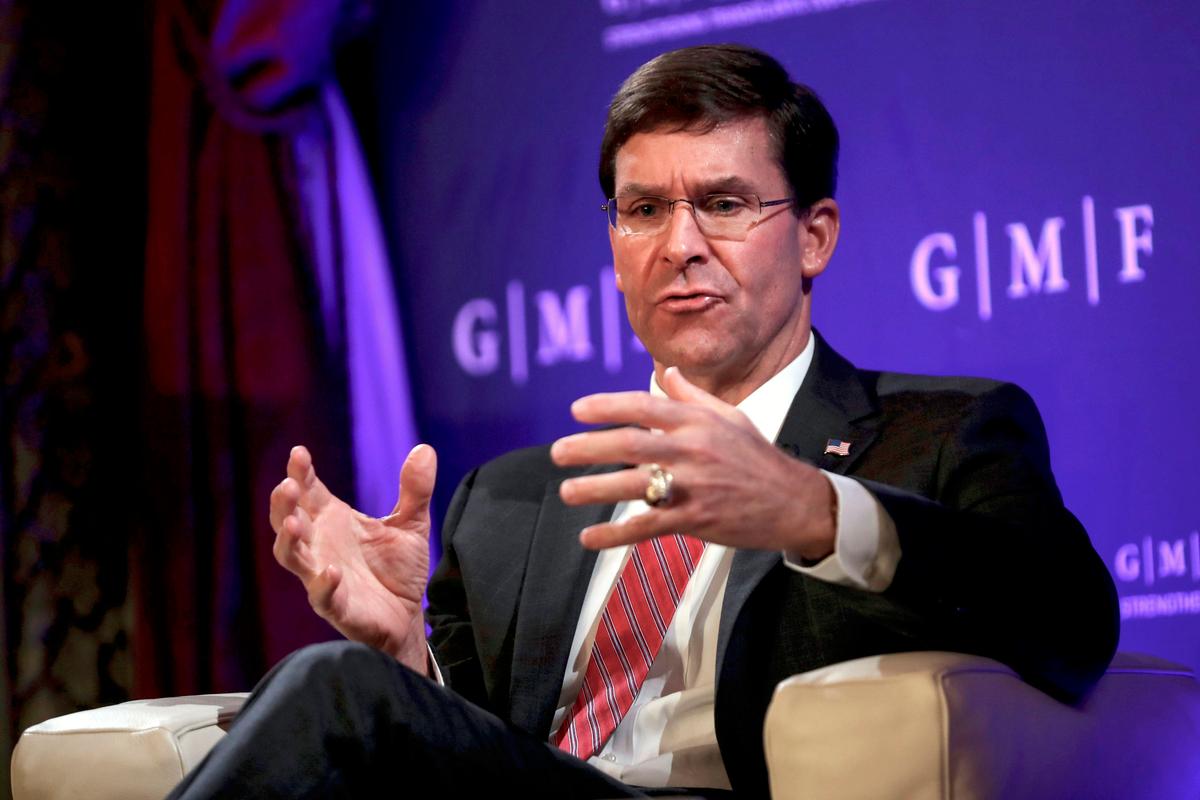 Esper Has Sharp Words for Turkey, Warns NATO Allies