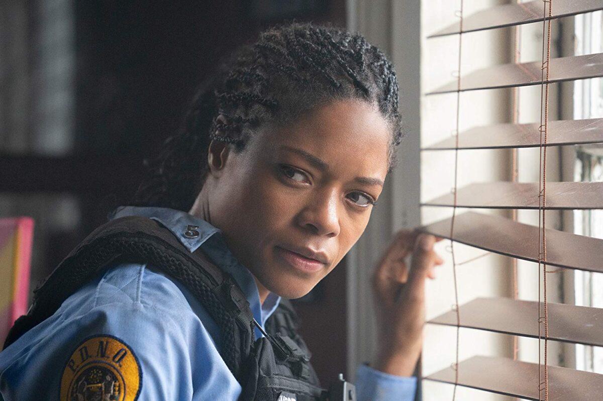 Naomi Harris as a cop with high morals in "Black and Blue." (Sony Pictures Entertainment Inc.)