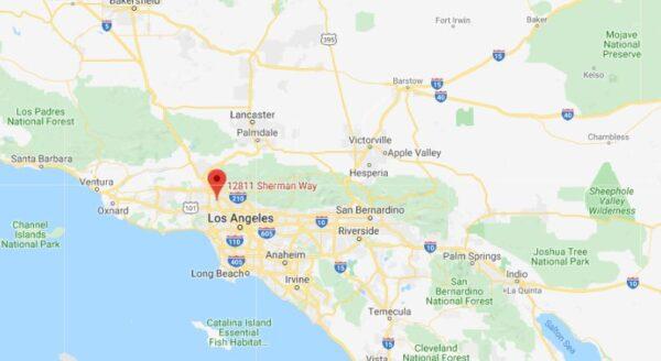 Officers with the Los Angeles Police Department said they have responded to a shooting at a grocery store in North Hollywood. (Google Maps)