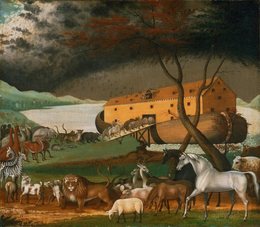 Artist's impression of the biblical Noah's ark (©<a href="https://commons.wikimedia.org/wiki/File:Edward_Hicks,_American_-_Noah%27s_Ark_-_Google_Art_Project.jpg">Wikimedia Commons</a>)