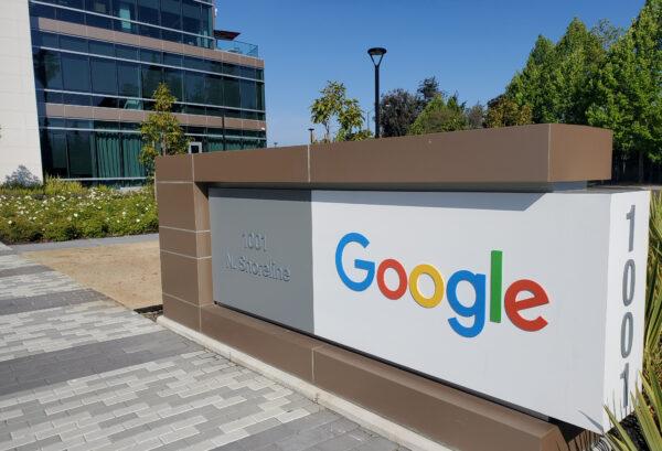 A sign is pictured outside a Google office near the company's headquarters in Mountain View, Calif, U.S., May 8, 2019. (Dave Paresh/Reuters)