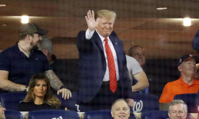 The Deep State Boos Trump at the World Series