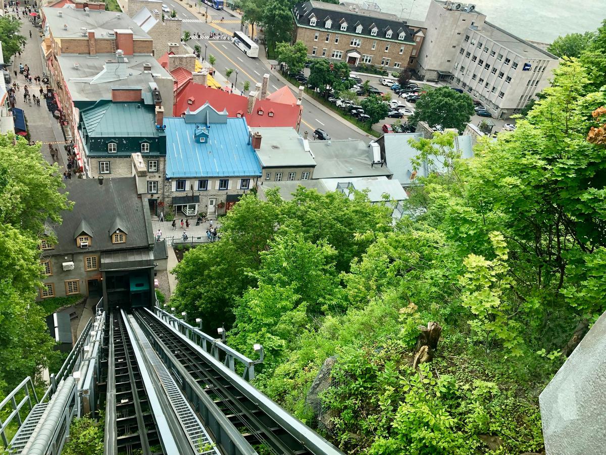 View from the funicular. (Tracy Kaler)
