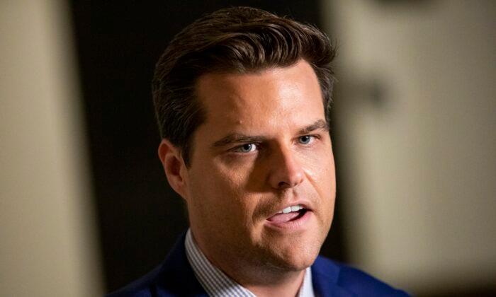 Twitter Flags Tweet by Rep. Gaetz for ‘Glorifying Violence’