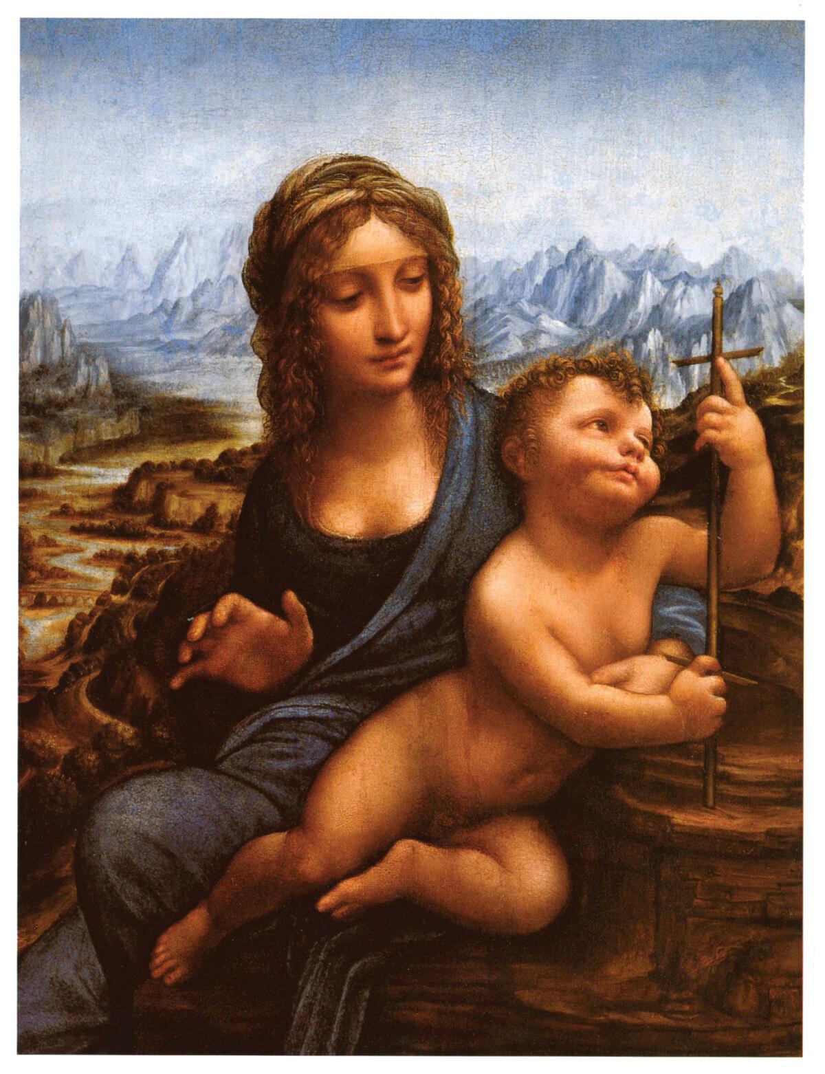 “Madonna of the Yarnwinder,” 1500–1510, by Leonardo da Vinci and his students. Private Collection, United States Artmyn 2019. (David Vives/The Epoch Times)