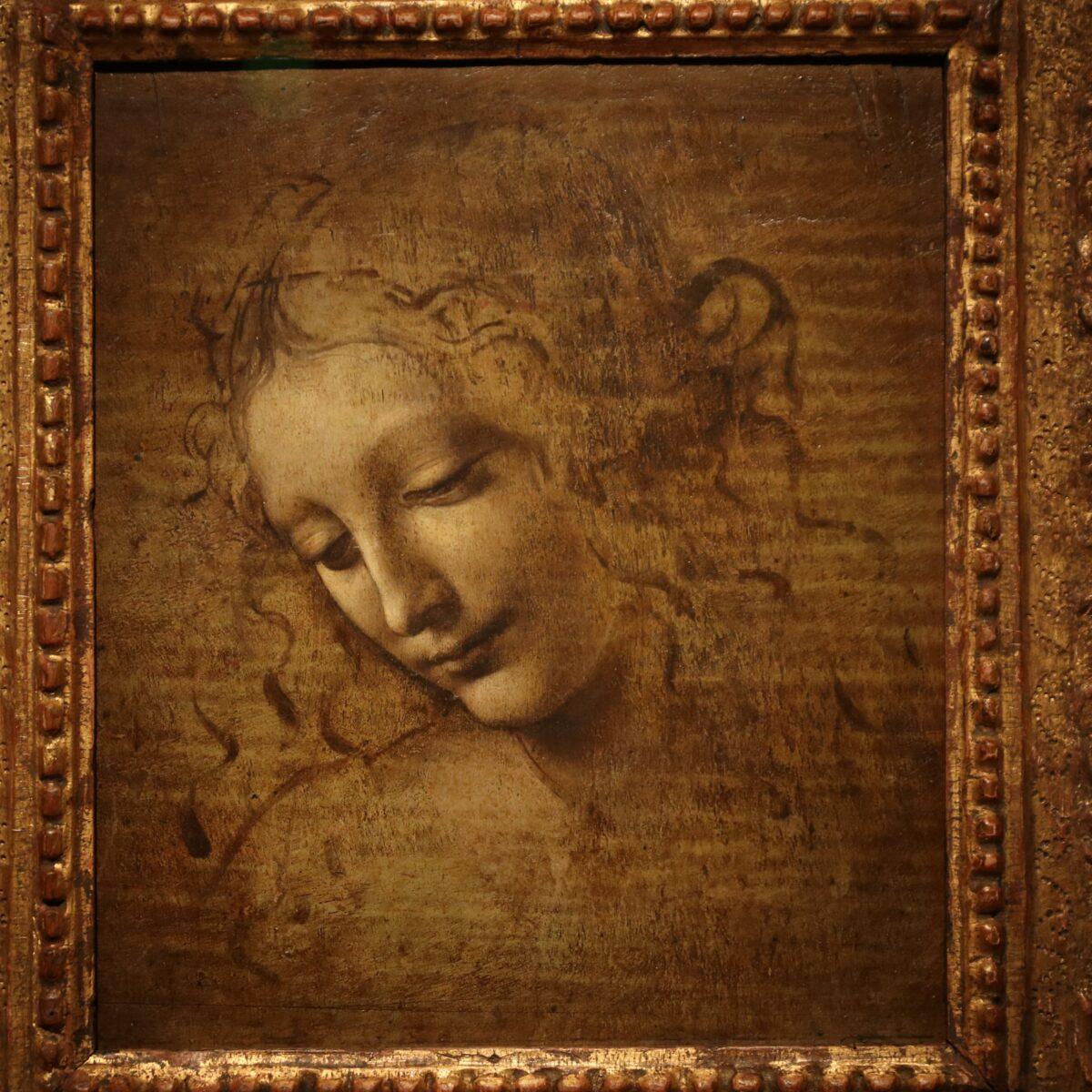 "La Scapiliata," 1500–1510, by Leonardo da Vinci. The National Gallery of Parma. (David Vives/The Epoch Times)